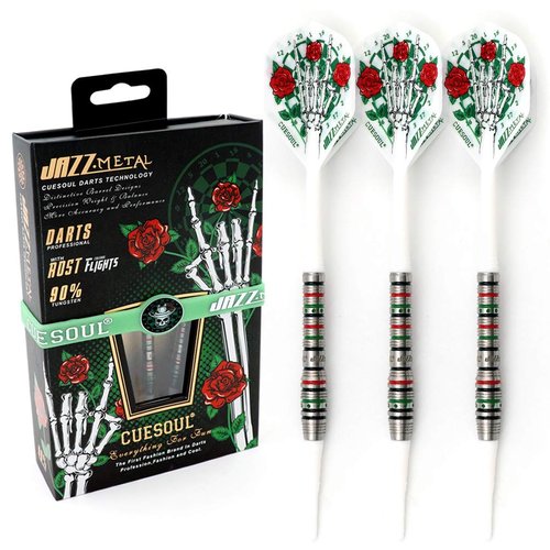 CUESOUL Jazz-Metal 19g Soft Tip Darts Font Loaded Shape