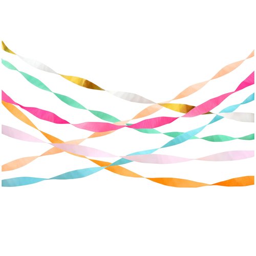 Meri Meri Bright Crepe Paper Streamers