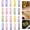 Beaupretty Snap Hair Clip 20pcs Metal Hair Barrettes Colorful Hair Pin Cute Nonslip Hairpin Lovely Hair Clips Hair Accessories for Women Girls
