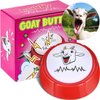 Halloscume Screaming Button with Gift Box Screaming Desk Toys Goat Talking Button Screaming Desk Toy Goat Button with a Funny Goat Scream Novelty Gifts for Men and Women