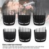 2024 Version Multigroom Trimmer Replacement Blade Guide Comb Guard Set for P-hilips 4mm 9mm 12mm 16mm Left and Right Taper