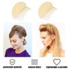 2Pcs Beige Charming Bump It Up Volume Inserts Hair Comb, Do Beehive Hair Style Tool Hair Comb, Do Beehive Hair Base Styling Accessories for Women Lady Girl