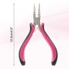 Deshionew Hair Extension Pliers 3-Hole Mini Pliers for Micro and Nano Ring Hair Extensions Opener and Removal Tool (Pink)