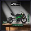 Mould King Motorcycle Building Sets, 23002 Kawasaki Ninja H2R Motorcycle Model Kits, Superbike Blocks Kits Toys, Collectible Motorbike Model for Adults Boys and Kids (639 PCS)