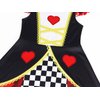 Sukyfecde The Red Queen Costume Girls Princess Dress up Kids Birthday Party Dress Halloween Cosplay Outfits 3t Red