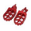 JFG RACING Dirt Bike Foot Pegs,Billet MX Dirtbike Foot Pegs Pedals Rest for CR125/250 02-07/CRF150R 07-22/CRF250R 04-23/CRF250X 04-17/CRF450R 02-23/CRF450RX 17-22/CRF450X 05-23 CRF250L/M 12-21
