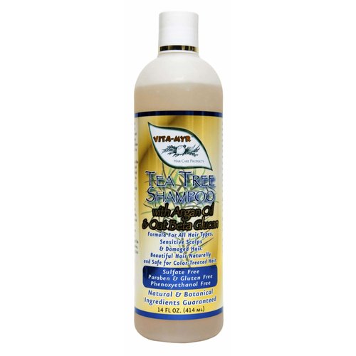 Vitamyr Tea Tree Hair Care Set 16 Oz Natural Shampoo & 16 Oz Natural Conditioner Botanical Ingredients Vegan & Gluten Free Safe & Effective for all Hair Types Chemical & Sulfate Free