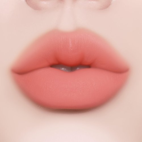 FORENCOS Bisou Velvet Lip Tint, Soft Easy Finger Smearing, High Pigmentation, Matte Finish, Non-Sticky, Smooth Coloring, Longwear (02 Thenoir)