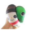 Set of 2 Christmas Soft Doh Squishy Balls - Christmas Tree and Snowman - Soft Shaving Cream Doh Filled Stretch Ball - Ultra Squishy and Moldable Relaxing Sensory Fidget Stress Toy