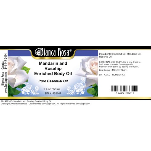 Mandarin and Rosehip Enriched Body Oil (1.70 fl oz, ZIN: 428147) - 3 Pack