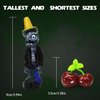 Maikerry 8pcs Plants and Zombies PVC Toys vs Plush, Action Figures Set Toy Great Gifts for Kids and Fans,Birthday and Party