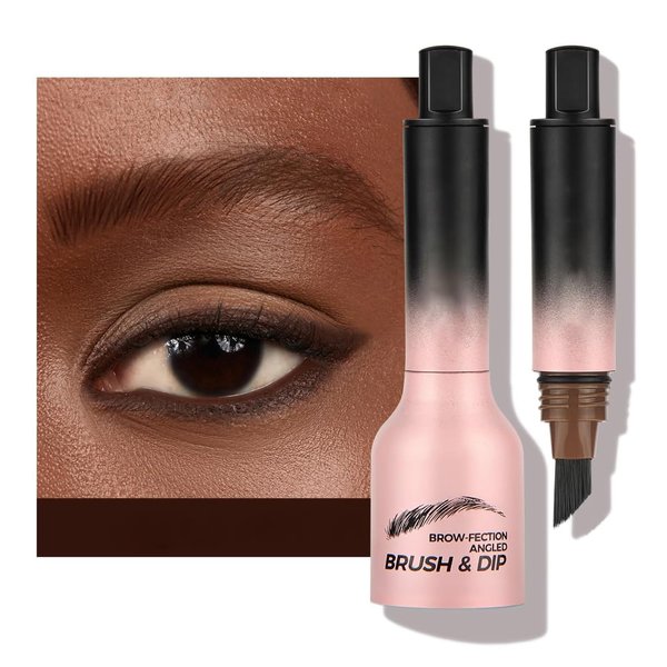 Chocolate Liquid Eyebrow Pencil - Liquid Microblading Eyebrow Pen Strokes Easy to Color Long Lasting Quick Drying Natural Shaping Outlining Filling Brow for Beginners for Women Present (#04 Chocolate)