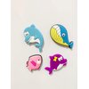 VLOOK Fridge Magnets for Toddlers 3D Cute Refrigerator Magnets for Kids Learning Animal Toys Whiteboards Noticeboard (sea Animal)