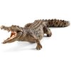 Gemini&Genius Crocodile Action Figures Wildlife World Safari Animals Figures Stocking Stuffers and Collectible Toys The Coolest Cake Toppers for Kids (Brown Crocodile)