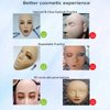 5D makeup Practice Face Board, Silicone Makeup Mannequin Face, Reusable Beginner Practice Eye Makeup Face, Eye Fake Silicone, Makeup Artist Full Face Practice Eyelash Eye Shadow Eyeliner Pen Simulatio