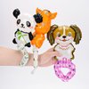 50pcs Cartoon Zoo Animal Wrist Ballon Wildlife Safari Balloon Animals Balloons bracelets for Jungle Theme Birthday Party Favors, Assorted Style