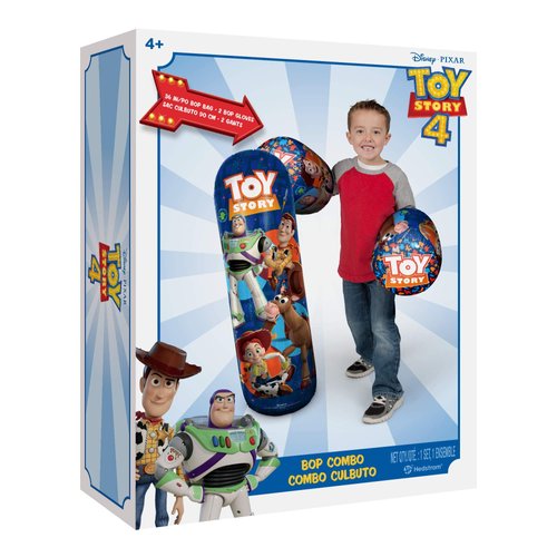 Hedstrom Toy Story 4 Bop Bag Inflatable Punching Bag & Gloves Set, 36 Inch