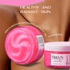 BRÜUN Body Scrub Cream- A 4.4 Fl oz. Watermelon Scented Organic Body Exfoliating Scrub with vitamin E for Underarm and Bikini Area- Pure Fluffy and Gentle Sugar Scrub for Women, Men and Girls