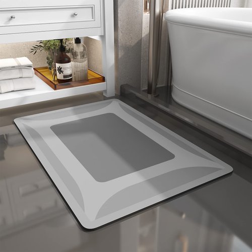 SIXHOME-Bath Mat Rug-Quick Dry Absorbent Rubber Backed Bathroom Mat Thin Bathroom Rugs Fit Under Door-Bath Mats for Bathroom Floor Mat in Front of Sink-Shower Rug for Bathroom