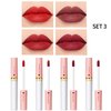 MEICOLY Matte Waterproof Liquid Lipstick Cigarettes Set Kit,4 Colors Lip Stain,Smoke Tube Cigarette Lipstick,Long Lasting Lip Gloss Lip Tint,Matte Lip Makeup for Women Girls,Set 3