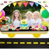 Construction Table Runner Racetrack Floor Ground Construction Tablecloths Road Table Runner for Cars Birthday Party Runway Theme Party Construction Party Decorations Supplies 10 x 1.5 ft