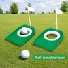 2 Pack Golf Putting Cup with Flag, Practice Golf Hole Training Aids for Kids Adults Indoor Outdoor Home Office Yard Lawn