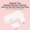 Curacoro Biogel Eye Pads For Eyelash Extension | Under Eye Pads Eyelash Extension Supplies | Soft Sticky Pads for Sensitive Skin during Eyelash Perm Lamination, Lash Extensions Remover (10 Pairs)