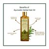 Herbal Hair Oil Ayurvedic Raw Herbs Mix Oil Multipurpose Hair Oil for Hair Growth and Anti Dandruff, Hair Fall Control, Thick and Long Hair 100ml
