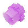 JOIKIT 400 PCS Tattoo Ink Cups, Purple Honeycomb Shape Pigment Holder Cups with Base Design for Holding Pigment Ink