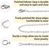 Jishi Chains Jewelry Making Supplies, 60ft Cable Link Chains for Making Jewelry Necklace Earring Bracelet Findings DIY Craft Kit for Adults, 6-Color 2mm Gold Silver Copper Plated Metal Link Rolls Bulk