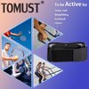 TOMUST Tennis Elbow Brace - Adjustable Forearm Support Band with Gel Compression Pad, Elbow Strap for Bursitis, Golfers, Tendinitis, Effective Pain Relief, Sports - Both Men, Women (Single), L-XL