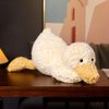 OUKEYI Duck Plush ，Cute Duck Stuffed Animals, Soft White Duck Plush Pillows Duck Plushie Toys Gifts for Kids Christmas Valentine's Day