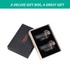 Cigar Lighter Triple Jet Flame Butane Torch Lighters Windproof Butane Refillable Gas Torch Lighters with a Gift Box, 2 Pack (Without Gas)