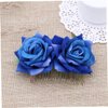 Gogogmee Hair Comb Blue Floral Hair Accessory Headpiece for Women and Girls for Weddings Brides and Bridesmaids