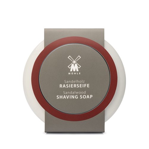 MÜHLE SHAVE CARE Porcelain Dish incl. Sandalwood Shaving Soap 65g