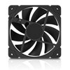 DARKROCK 3-Pack 120mm Black Computer Case Fans High Performance Cooling Low Noise 3-Pin 1200 RPM Hydraulic Bearing Quiet Long Life Up to 30,000 Hours 5 Years Warranty