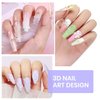 MUSILAN 3D Nail Gel Sculpting Gel Nail Art Glue for Nail Art Designs DIY Clear Builder Gel Nail Craving Sculpting Molding Gel for 3D Gel Nail Art Polish Painting Nail Drawing Gel Decoration Manicure