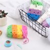 3 Pieces Exfoliating Bath Sponge Body Sponges Shower Loofah Soft Bathing Pouf Foam Lufa Body Scrubber