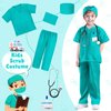 GIFTINBOX Doctor Costume For Kids Scrubs With Accessories Costume for Kids toddler Halloween Costumes For Kids
