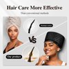 Heat Cap for Deep Conditioning: 10-Level Heats Up Quickly 3 Time Settings Hair Steamer for Natural Hair Home Use Thermal Steam Cap for Black Hair Portable Heating Caps for Hair Treatment