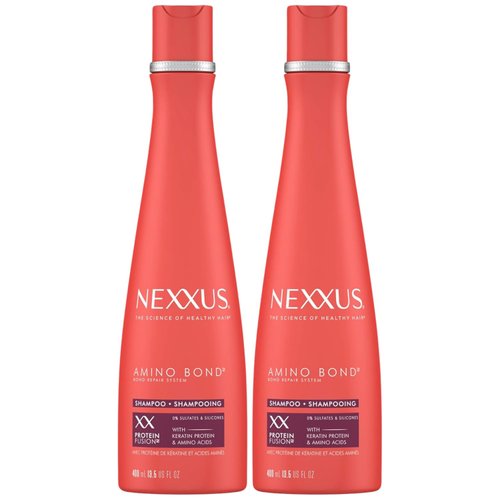 Nexxus Shampoo Amino Bond for All Types of Damaged Hair with Amino Acids & Keratin Protein 13.5 oz (Pack of 2)