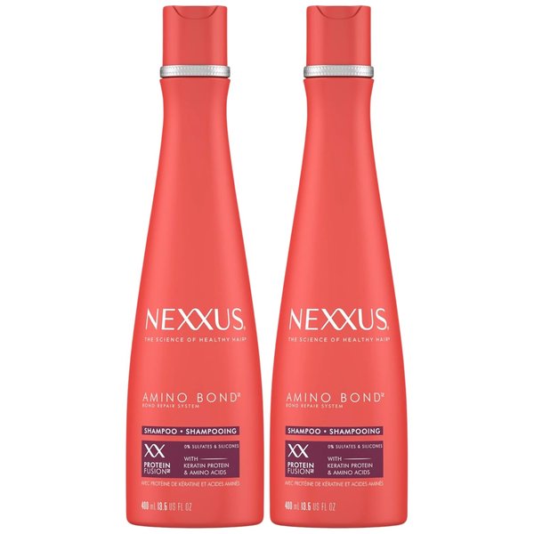 Nexxus Shampoo Amino Bond for All Types of Damaged Hair with Amino Acids & Keratin Protein 13.5 oz (Pack of 2)