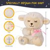 VUNCESSIN Baptism Gifts for Baby Girls with 7'' Cute Plush Lamb and Pray Book, Baptism, Dedication and Christening Gift Set for Girls in Keepsake Box.