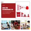 4 Sets Mini Toy Fire Extinguisher Toy Firefighter Pretend Play Toys Mini Fire Extinguisher Ladder for