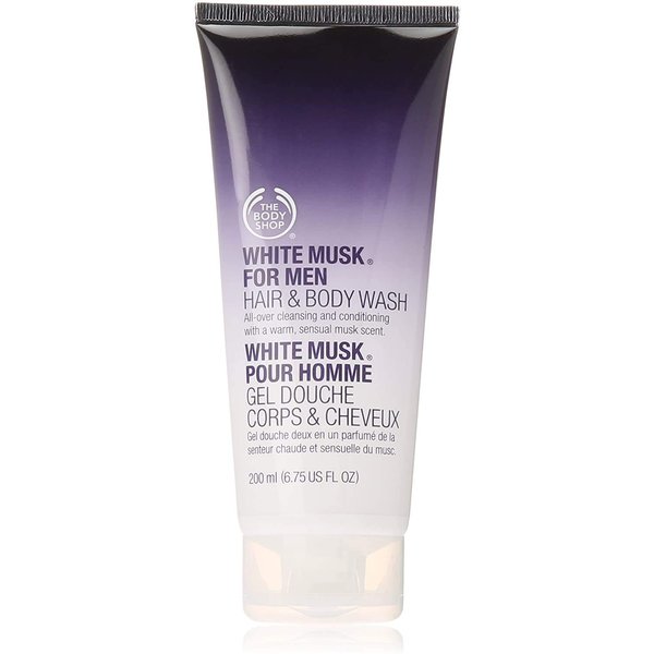 The Body Shop White Musk for Men Hair & Body Wash, 6.75-Fluid Ounce