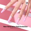 SAVILAND Liquid Latex for Nails, 20ML Latex Nail Polish Barrier Peel Off with Tweezer, Cuticle Guard Skin Barrier Nail Protector Pink White Nail Tape for Nail Art Tools Manicure Set for Salon Home