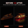 DALDED LED Lighting Kit for Lego Jabba's Sail Barge 75397, RC LED Light Compatible with Lego 75397 Building Block Models -Without Model