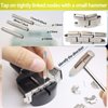GLDCAPA Watch Link Removal Kit, Watch Band Sizing Tool for Watch Strap Adjustment, Watch Pins Replacement, Watch Hammer, Spring bar (Black)