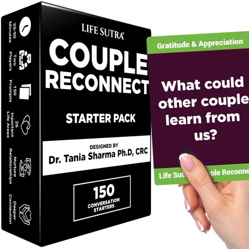 Life Sutra Married Couples Games for Adults - Couple Games for Date Night Games - 150 Conversation Cards for Couples - Adult Games for Couples Date Night - Couples Card Games for Adults