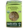 Spicely Organic Fennel Seeds 0.3 Oz Certified Gluten Free